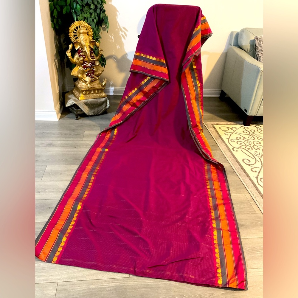 Indian Saree Pakistani sari Kanchipuram silk bollywood saree